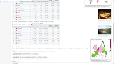 Table to Excel - Kopieer tabellen op websites naar Excel- of csv-bestand