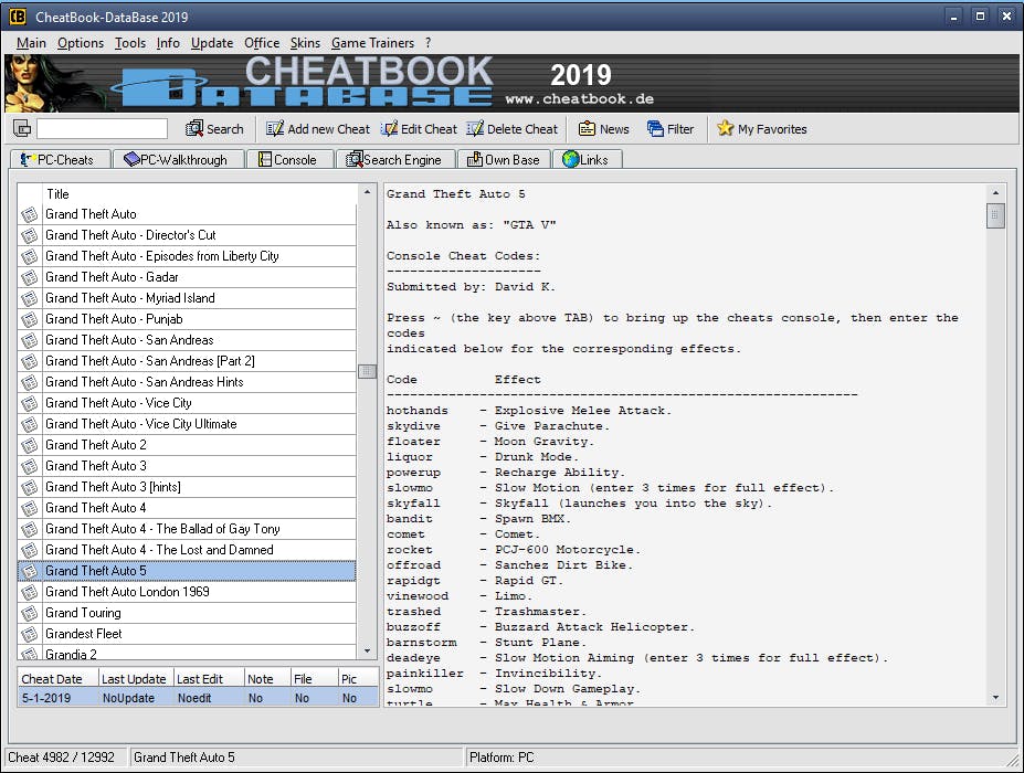 Cheatbook - Hulp voor wie vastzit in een computerspel