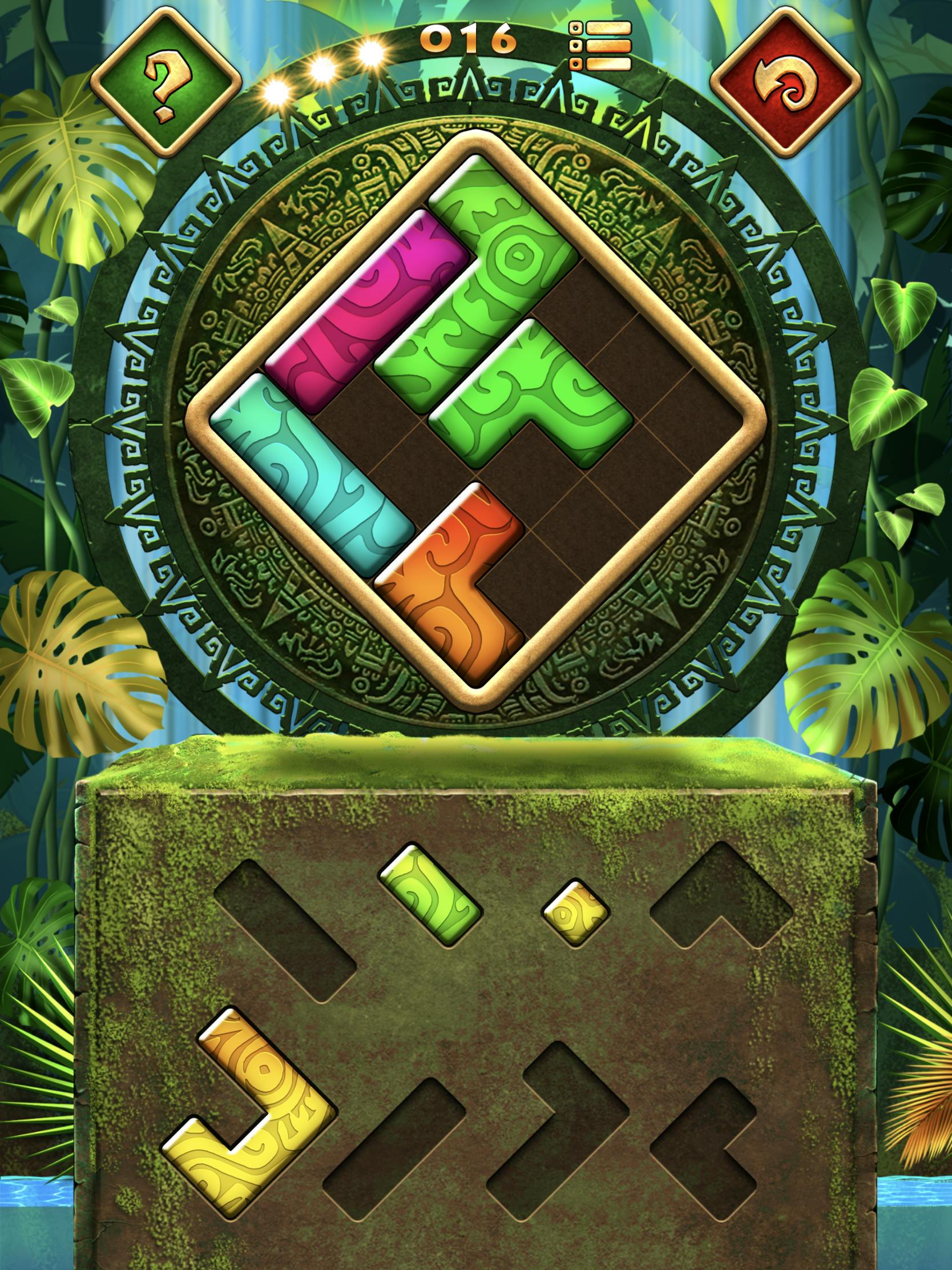 Montezuma Puzzle 4 - Spelen met blokken