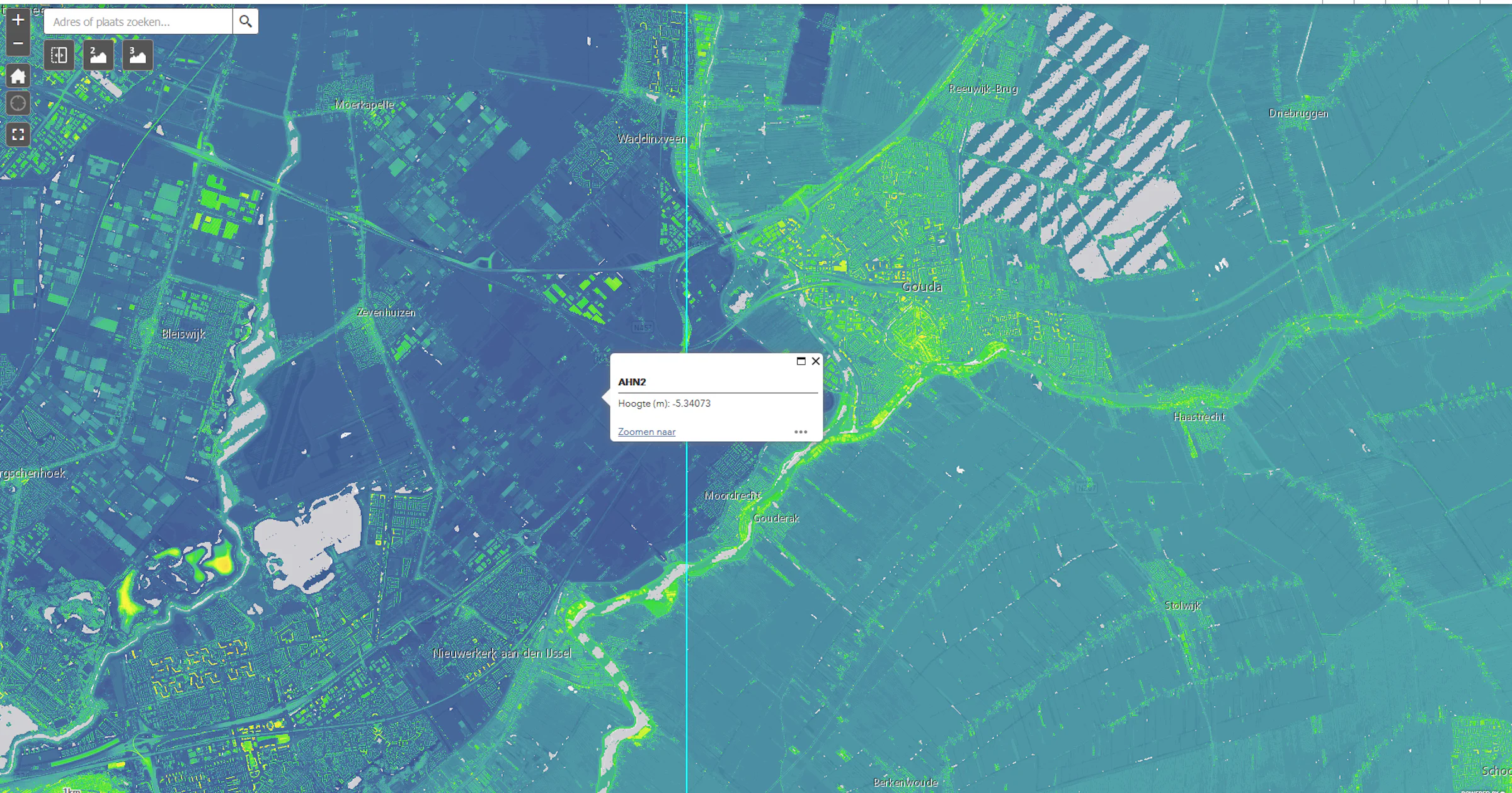 AHN - Een zeer gedetailleerde hoogtekaart van ons land