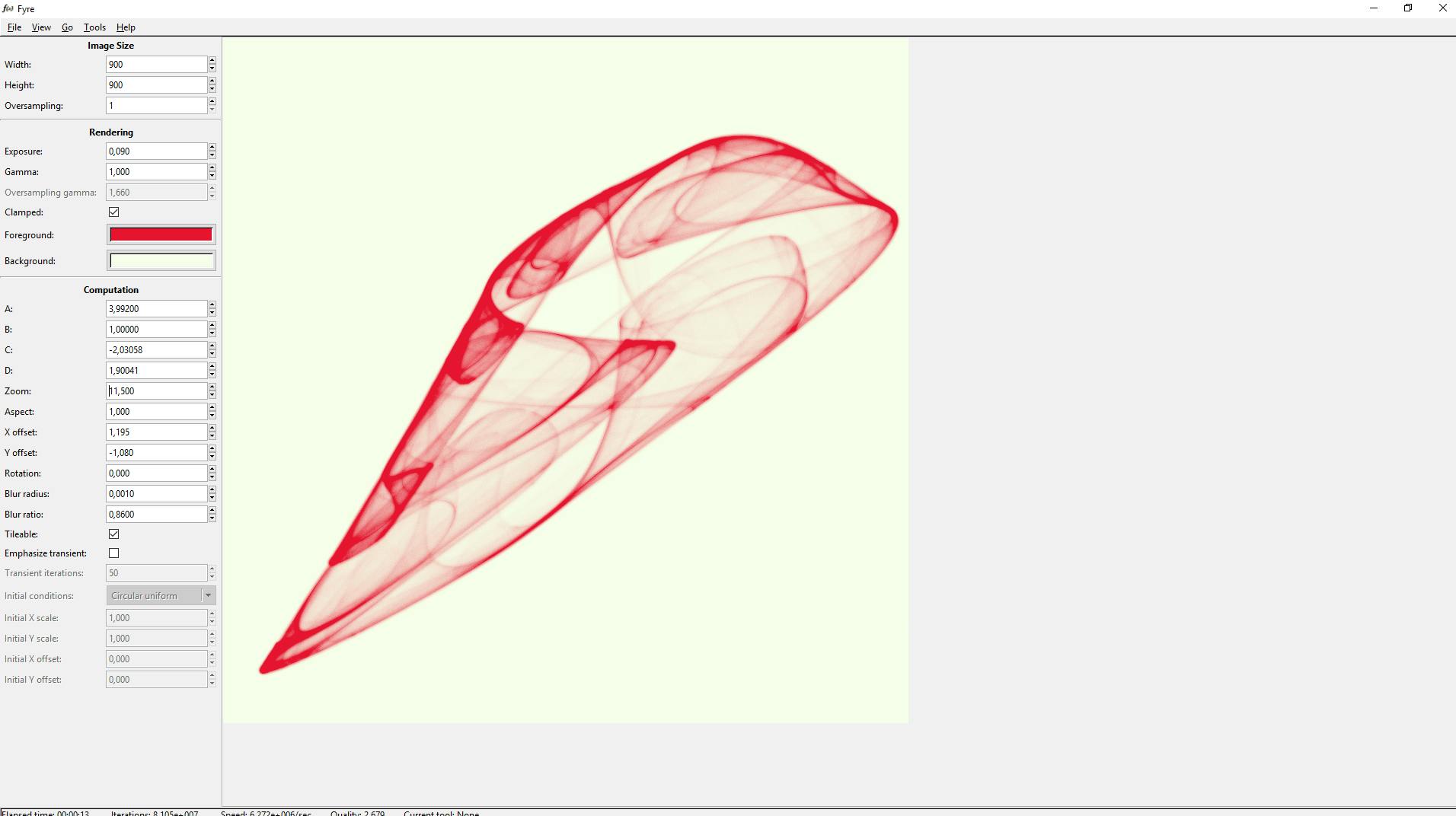 Fyre - Abstracte patronen als bureaublad of animatie