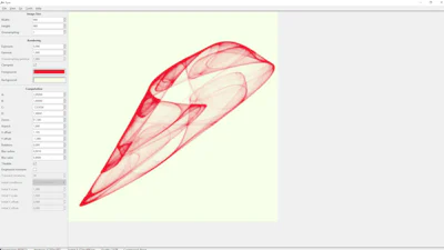 Fyre - Abstracte patronen als bureaublad of animatie