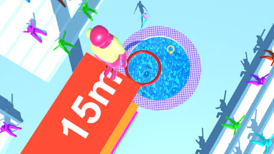 Purple Diver - Neem een frisse duik in een klein badje