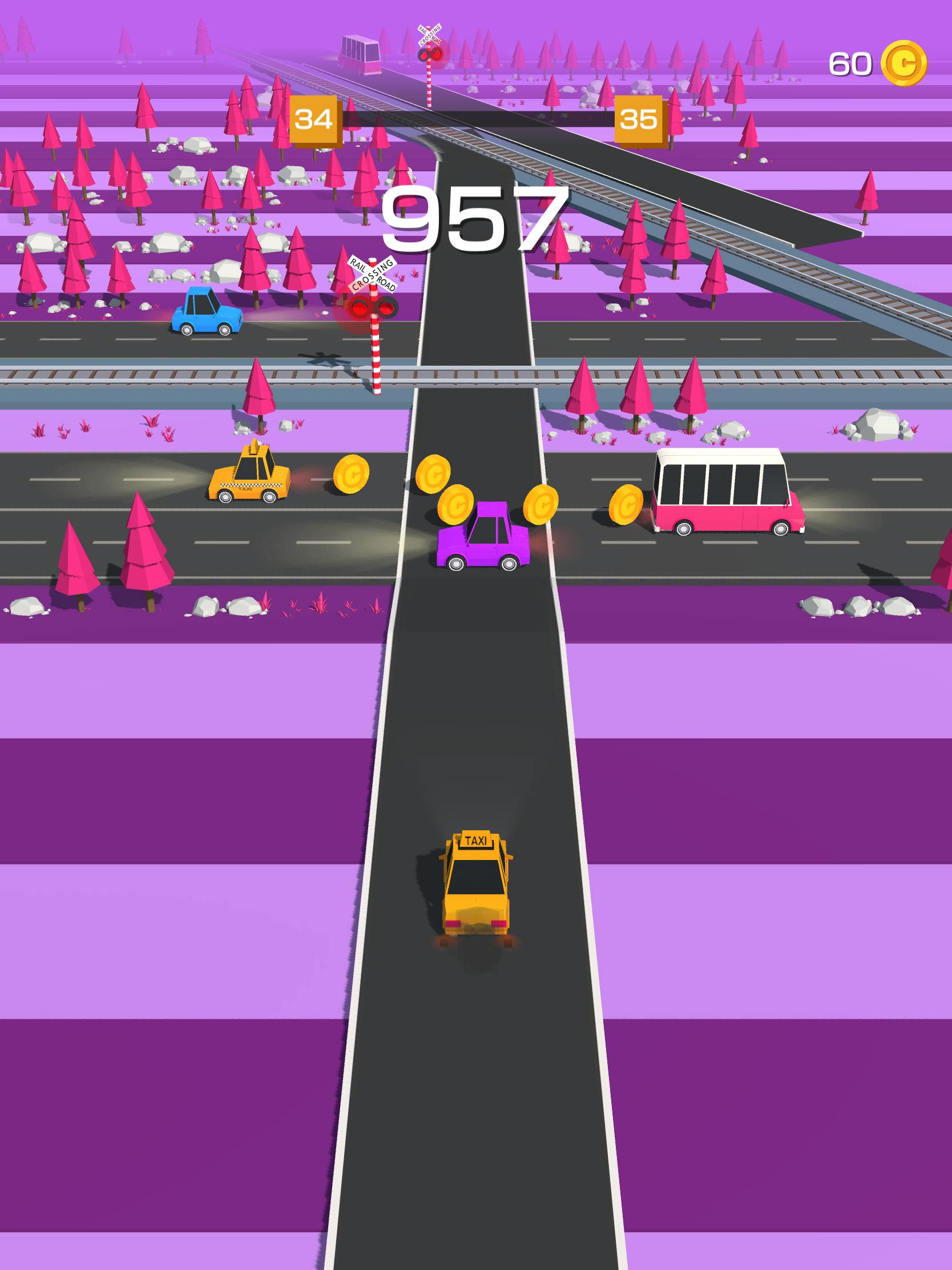 Traffic Run! - Baan u een weg door het drukke verkeer