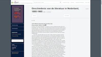 DBNL - Een grote collectie Nederlandstalige boeken en tijdschriften