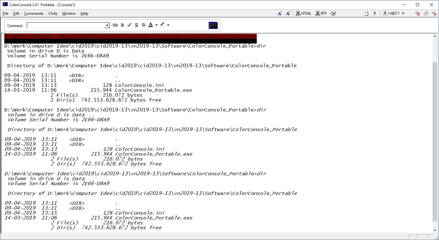 ColorConsole - Een kleurige en handige vervanger voor de opdrachtprompt