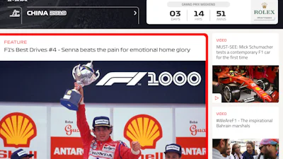 Formula 1 - Altijd het laatste Formule 1-nieuws met de officiële app