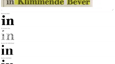 WhatTheFont - Identificeer exotische en alledaagse lettertypen