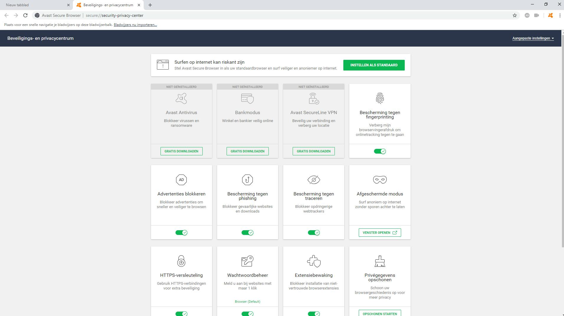Avast Veilige Browser - Snelheid en privacy