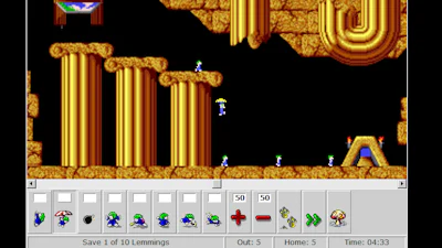 DHTML Lemmings - nog steeds onderhoudend