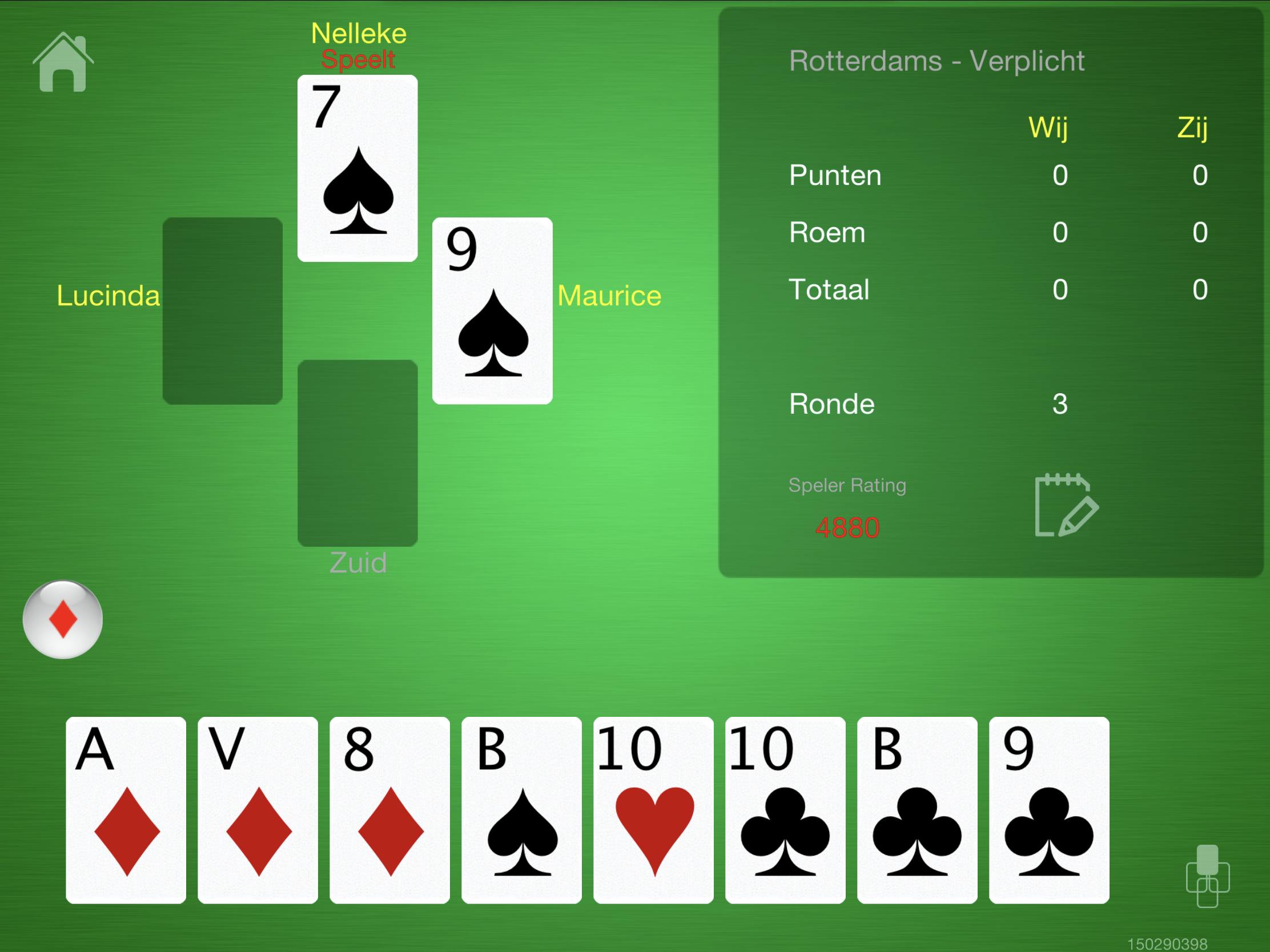 Klaverjassen Lite - Nooit meer mensen tekort