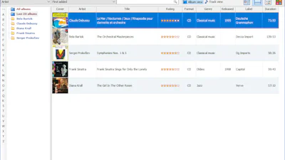 Music Collection - Organiseer al uw fysieke en digitale muziek