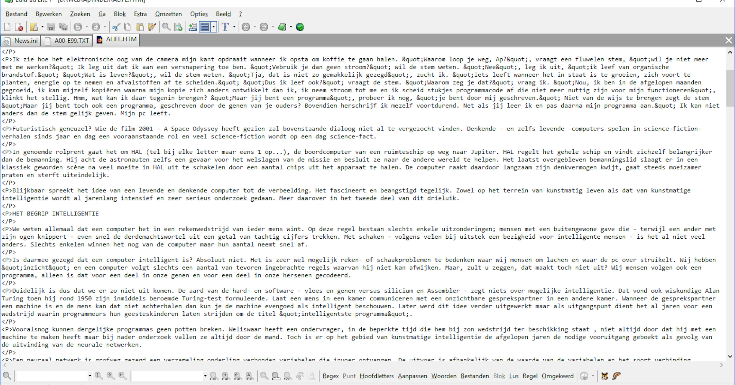 EditPad Lite - Tekstverwerker met tabbladen