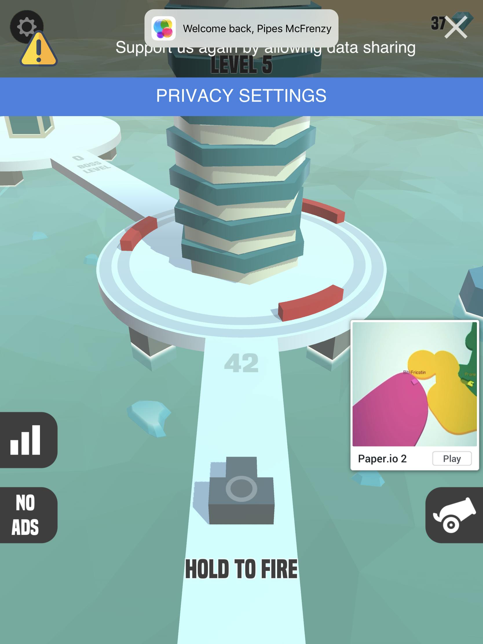 FireBalls3d - Breek de toren af maar raak nooit een hindernis