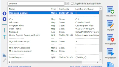 Quick Access Popup - Snel toegang tot al je favorieten