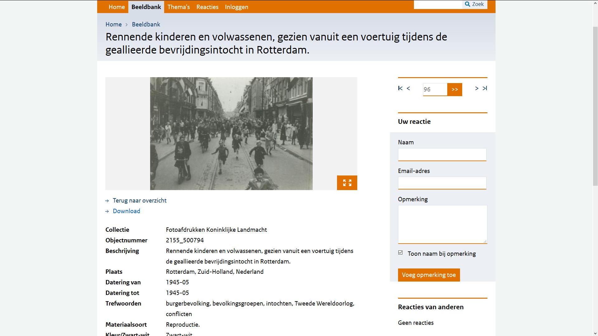 NIMH Beeldbank - Een immense collectie van het Ministerie van Defensie