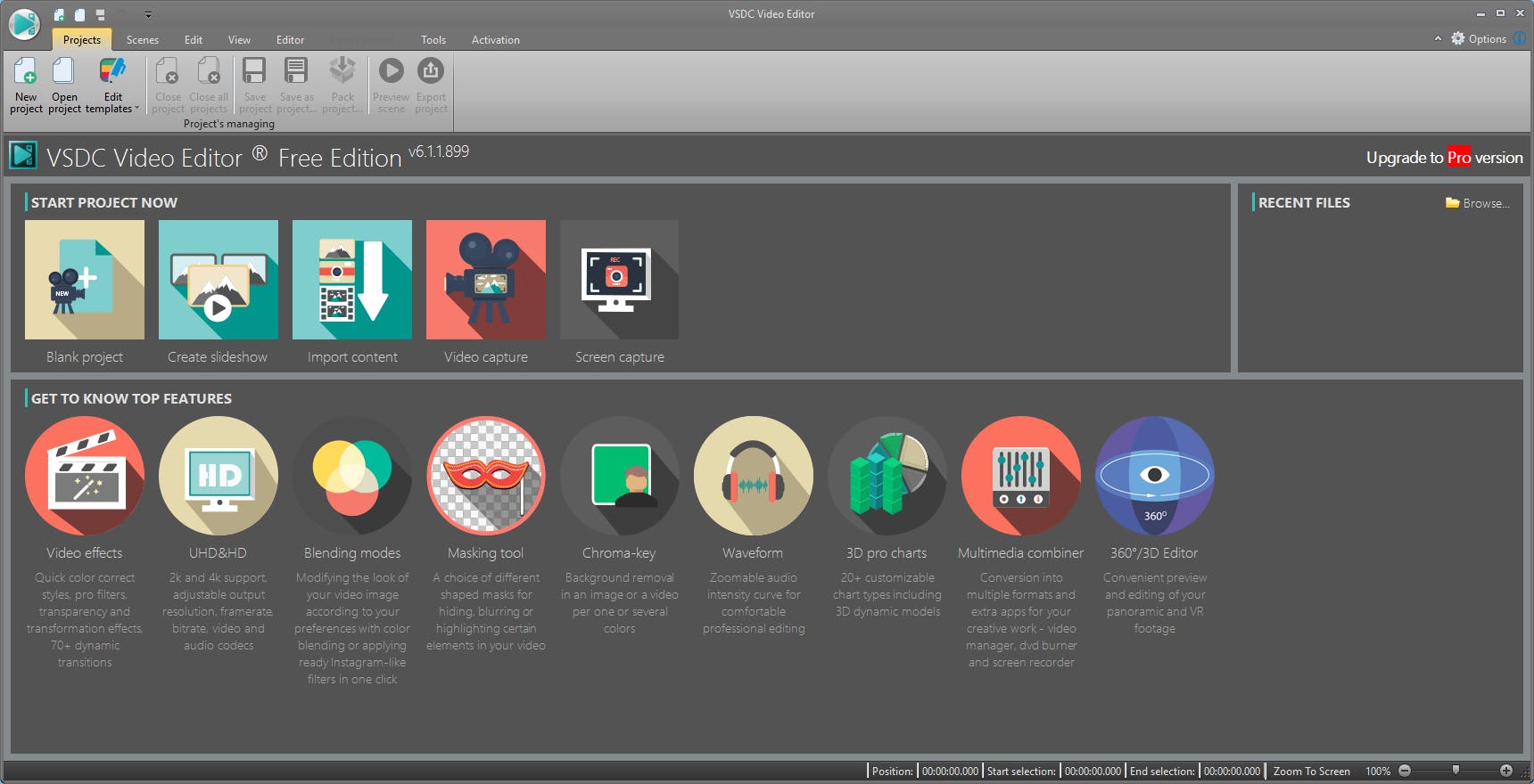 Een sublieme gratis videobewerker - VSDC Video Editor