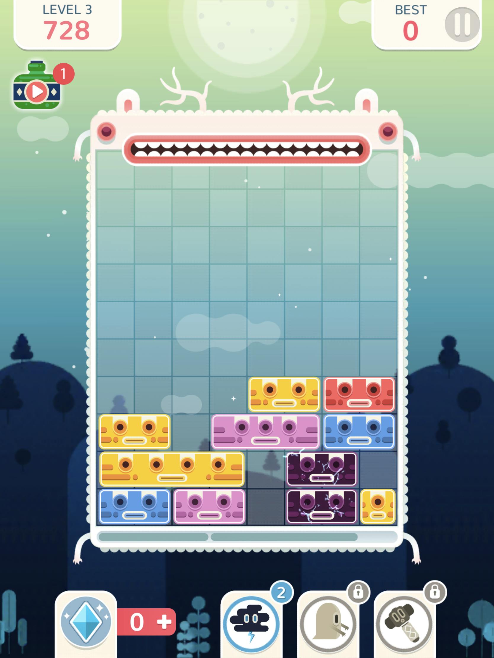 Slidey - Een soort Tetris, maar dan ondersteboven