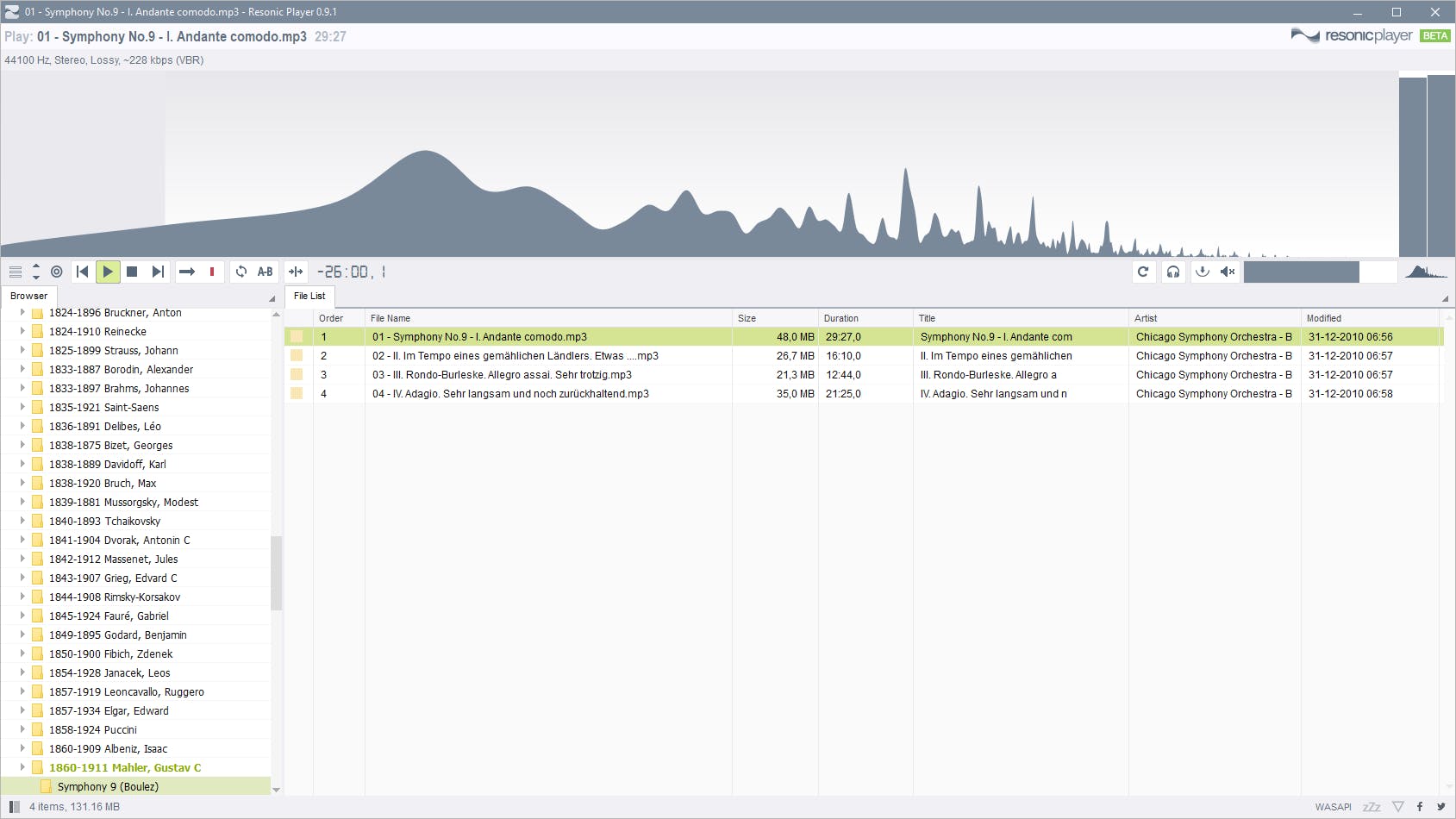 Resonic Player - Een interessante nieuwe audiospeler