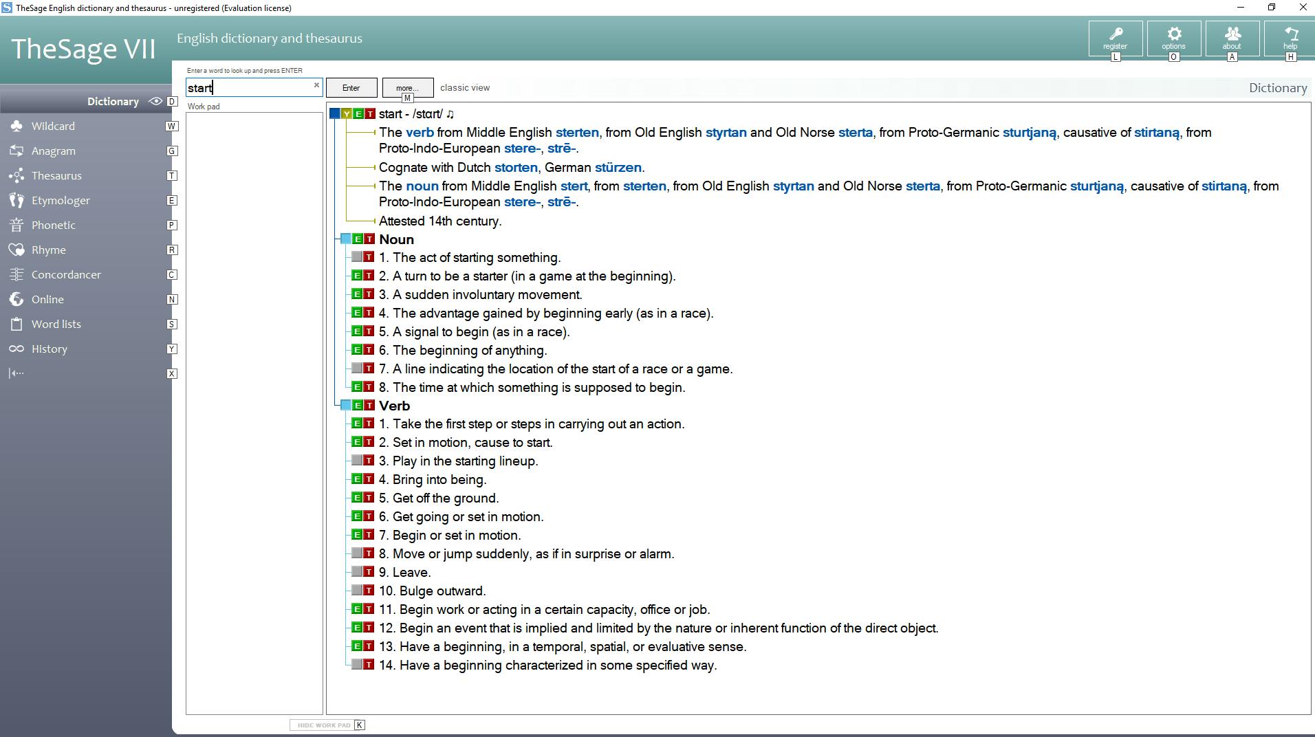 The Sage - Een fenomenaal Engels woordenboek