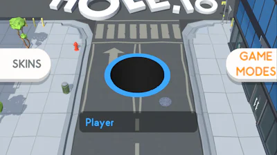 Hole.io - Online tag: Een spel om door de grond te zakken