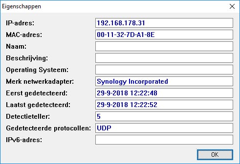 WhoIsConnectedSniffer - Welke netwerkapparaten zijn er verbonden?
