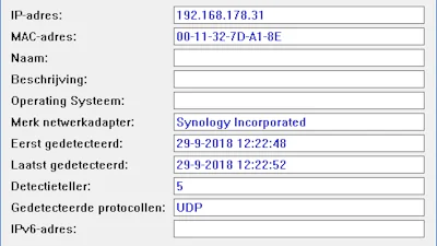 WhoIsConnectedSniffer - Welke netwerkapparaten zijn er verbonden?