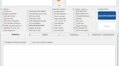 DSynchronize - Synchroniseer mappen desgewenst in realtime