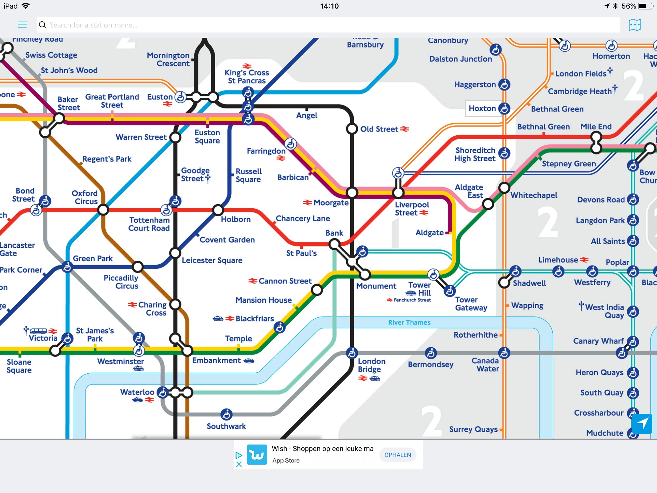 Tube Map - De moeder aller metro’s in kaart