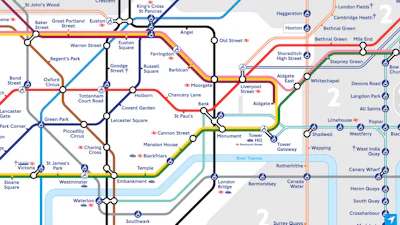 Tube Map - De moeder aller metro’s in kaart