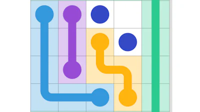 Puzzle Game - Verbind de stippen maar raak niet in de knoop
