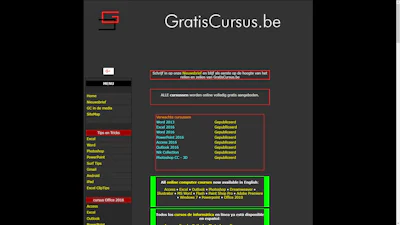 Gratis Cursus - Een enorme collectie Nederlandstalige computercursussen