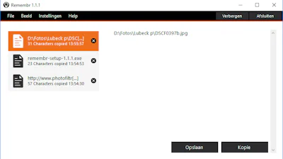 Remembr - vervanger voor het Windows-Klembord