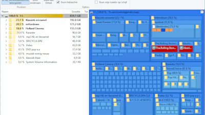 TreeSize Free - Vind razendsnel de ruimtevreters op je schijven