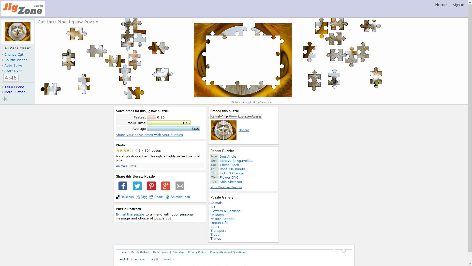 Jigzone - Legpuzzels zover het oog reikt...