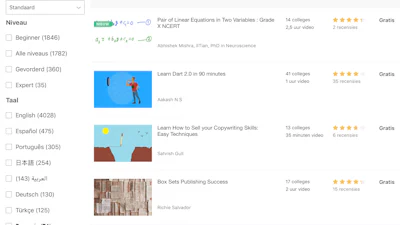 Udemy - Terug naar school, gewoon thuis op de bank