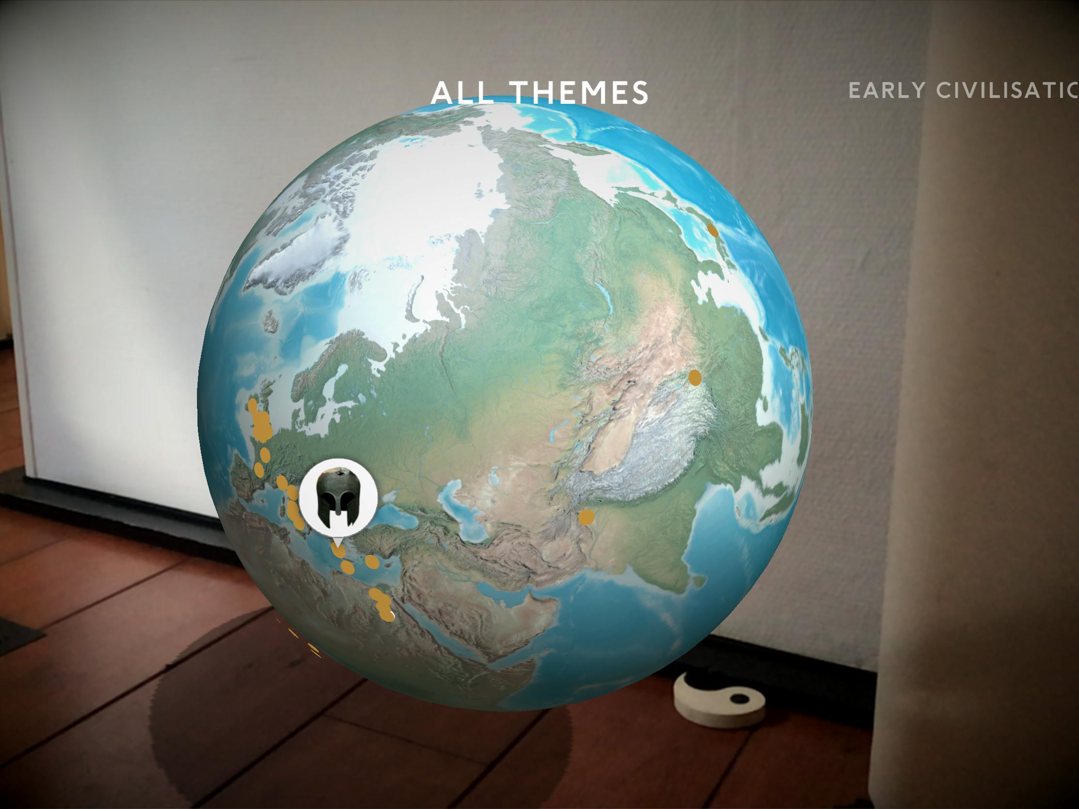Civilisations AR - Verander je woonkamer in een museumzaal