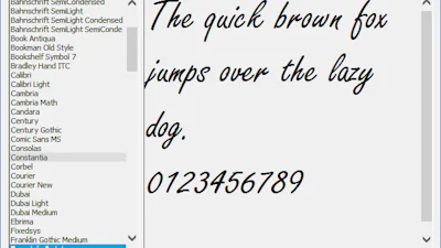 Fontster - Een snel overzicht van beschikbare lettertypen