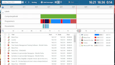ManicTime - Houdt je computergebruik nauwkeurig bij