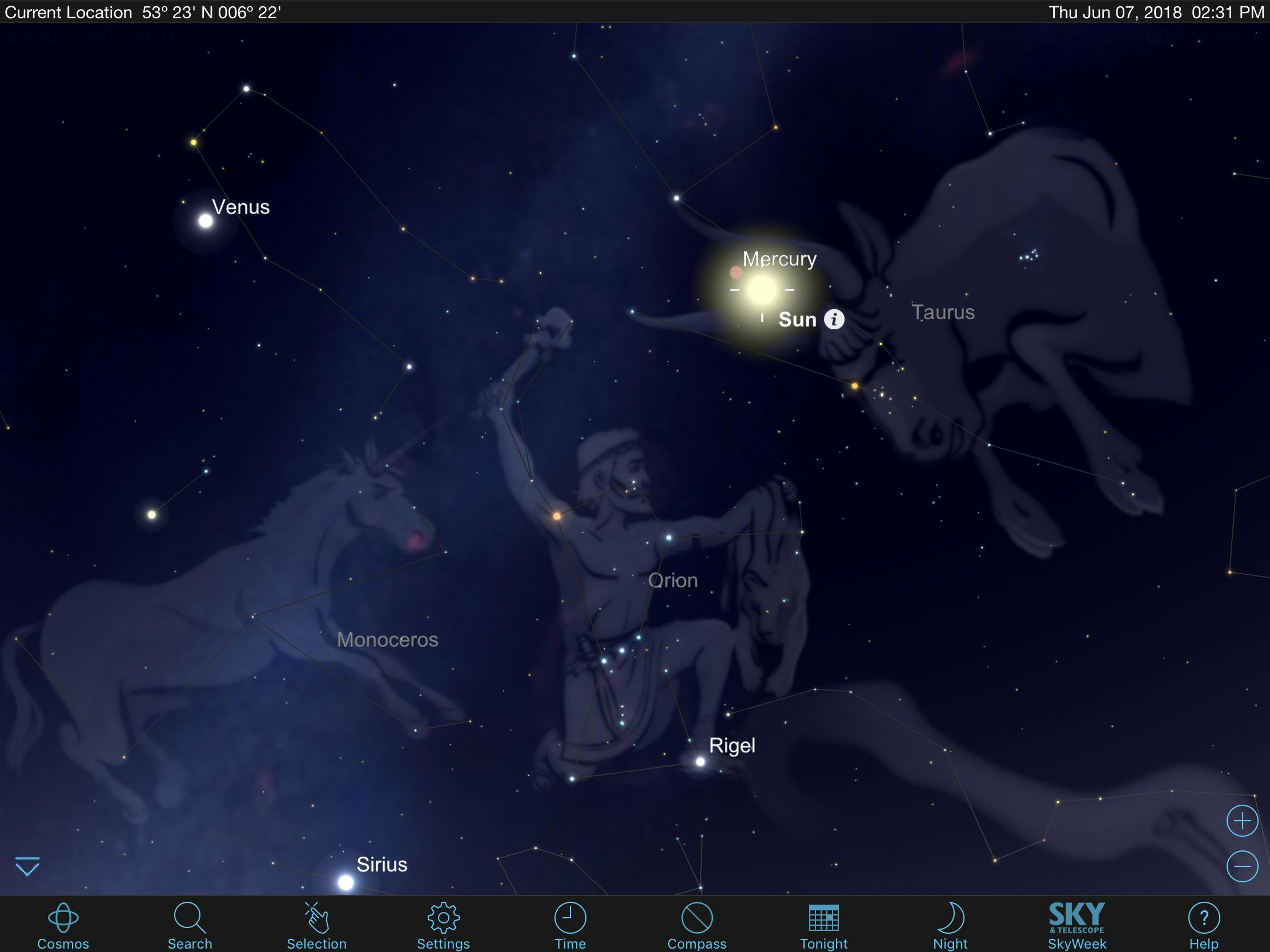 SkySafari -  Leer de sterren en planeten kennen