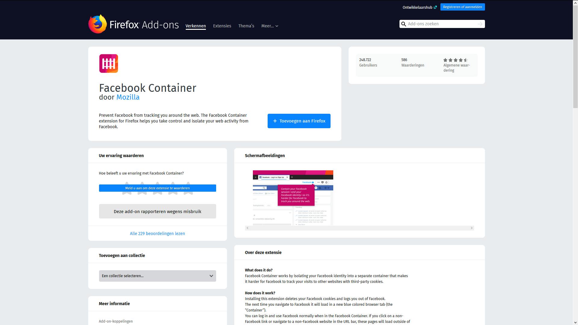 Facebook Container - Bescherm je privacy tegen de gluurders van Facebook