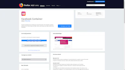 Facebook Container - Bescherm je privacy tegen de gluurders van Facebook