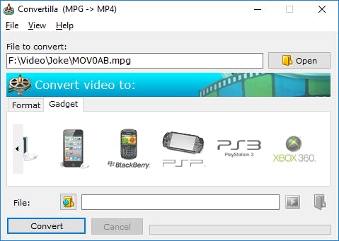 Convertilla - Converteer video’s voor het gewenste afspeelapparaat