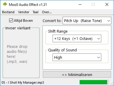 MooO Audio Effect - Geluidsbestanden wijzigen zonder technische kennis