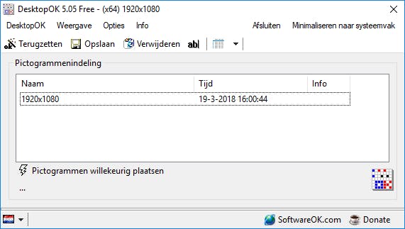 DesktopOK - Nooit meer pictogrammen door de war