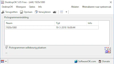 DesktopOK - Nooit meer pictogrammen door de war