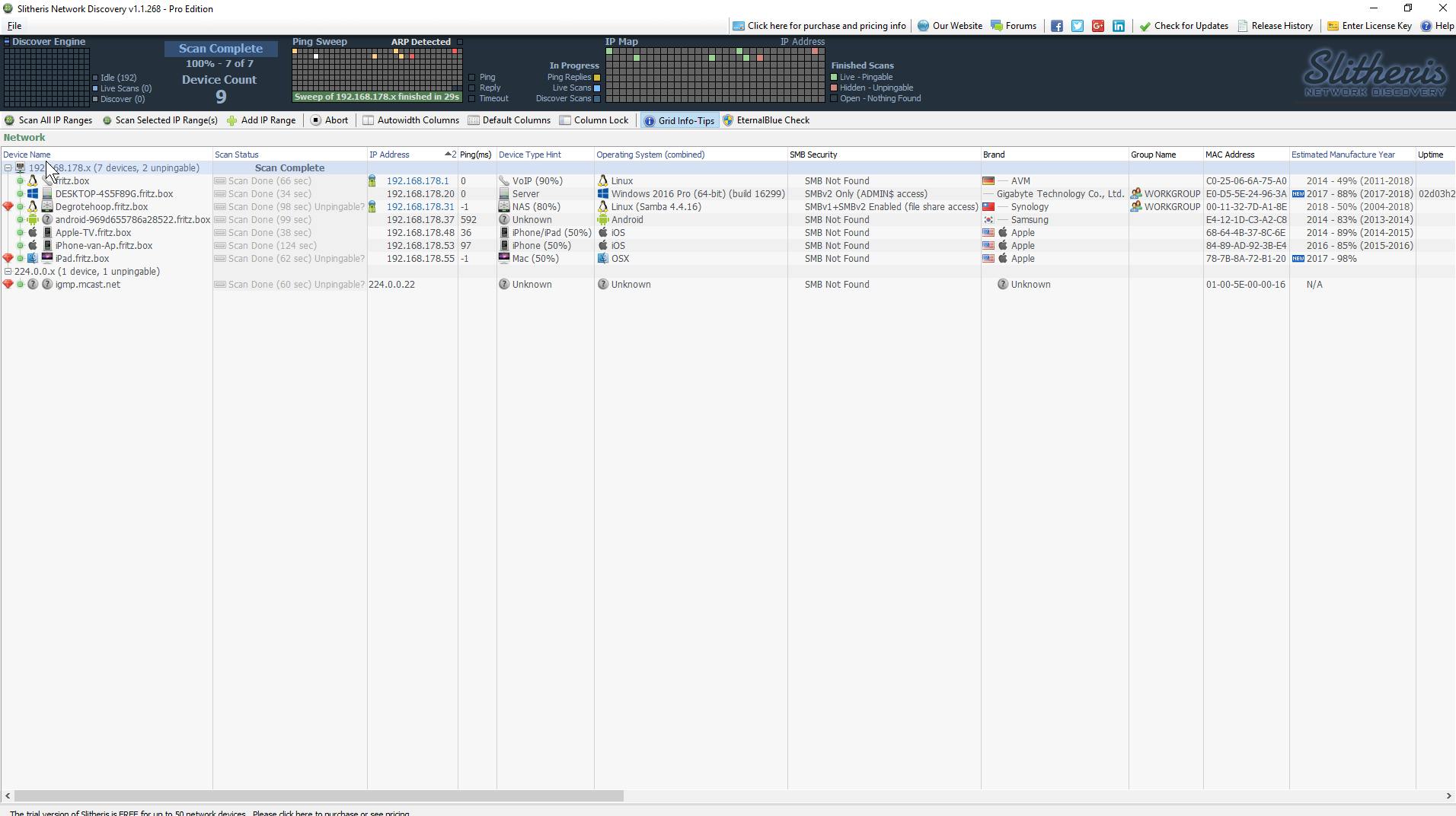 Slitheris Network Discovery - Wat hangt er allemaal aan je netwerk?