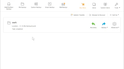 EaseUS Todo Backup Free - Backupt alles, van losse bestanden tot je hele systeem