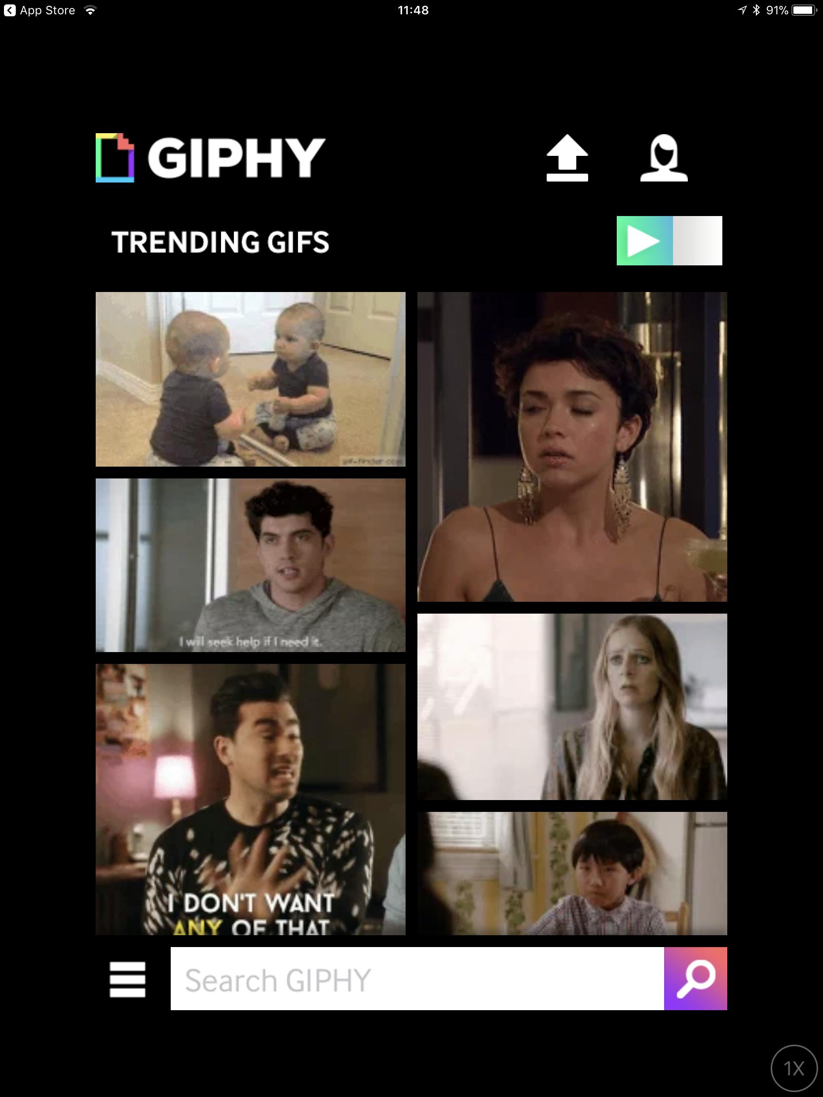 Giphy - Zoek de leukste geanimeerde gifjes voor je sociale media