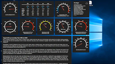 Weerstation online - een bijna echt eigen weerstation